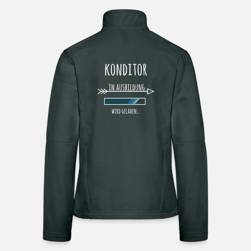 Konditor Bäcker Ausbildung Beruf Geschenk Frauen Softshelljacke