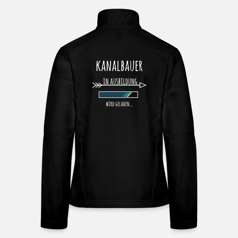 Kanalbauer Ausbildung Beruf Geschenk Frauen Softshelljacke