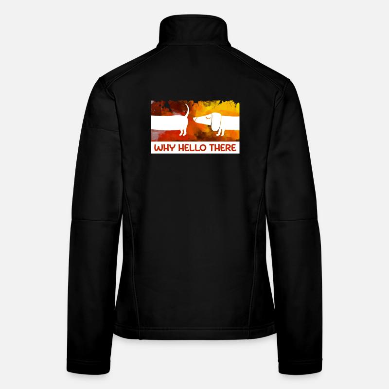 Tiere Statement Haustiere Kuscheltier Hund - Frauen Softshelljacke - Schwarz