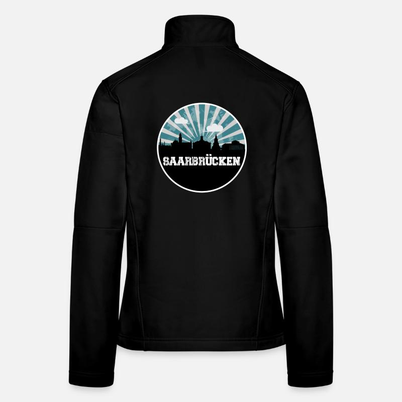 Saarbrücken Blue Hour Skyline Women's Softshell Jacket