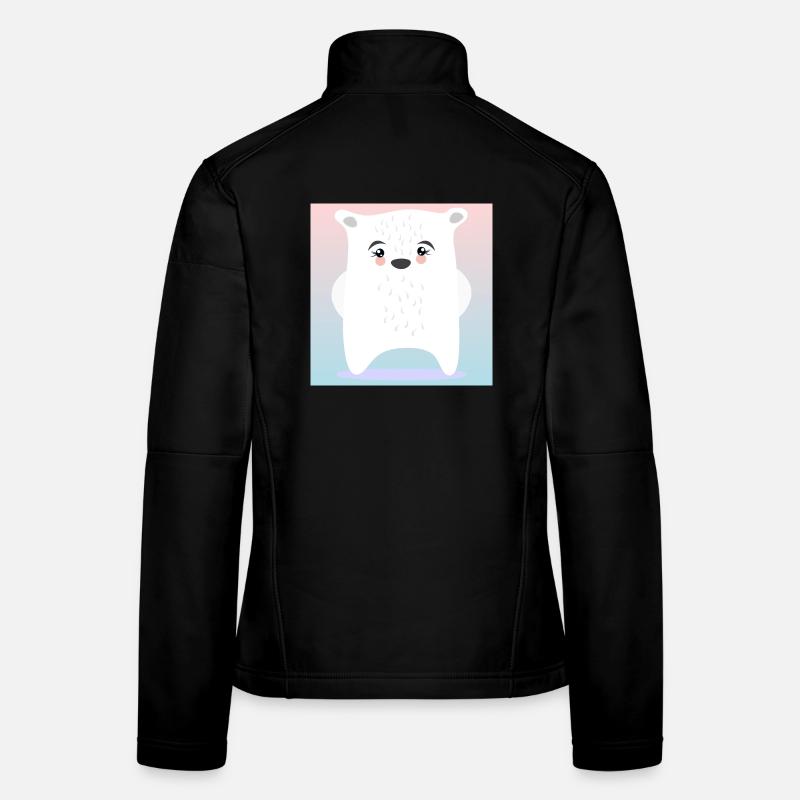 Niedlicher Eisbär WINTER TIERE Frauen Softshelljacke