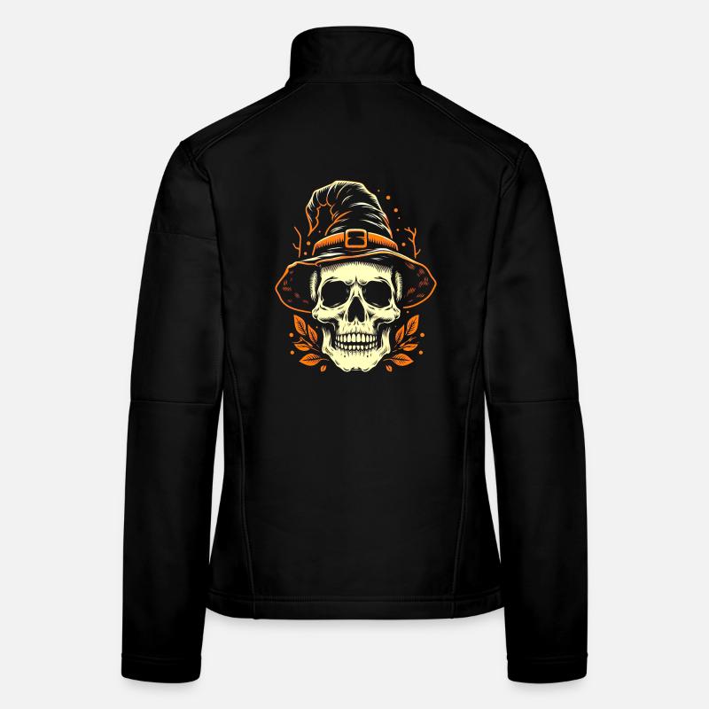Skull in a hat Women's Softshell Jacket