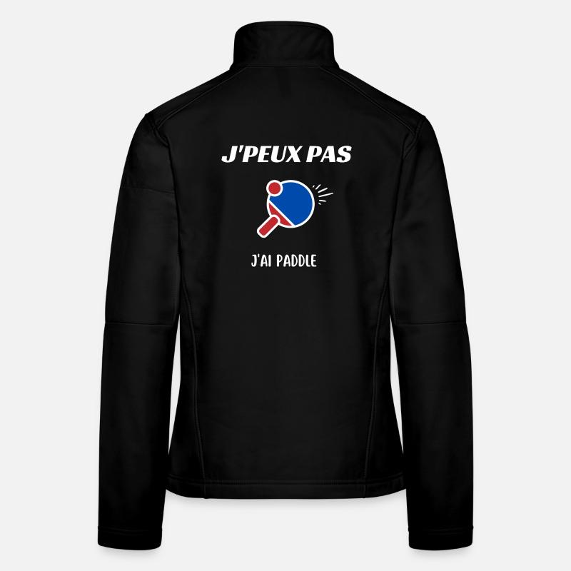 Je peux pas jai paddle Veste en tissu softshell Femme