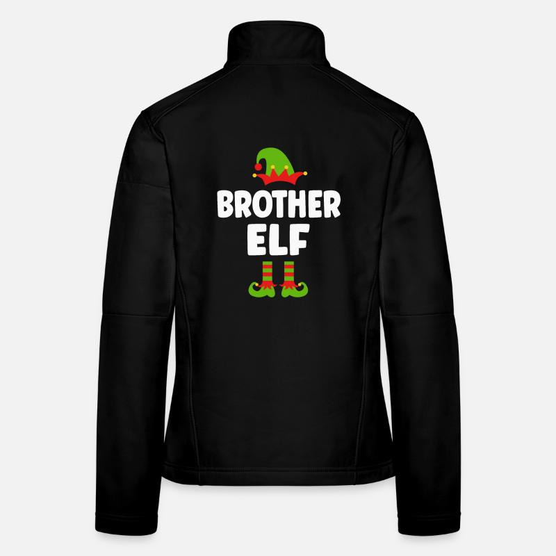 Frère Elfe Noël Veste en tissu softshell Femme