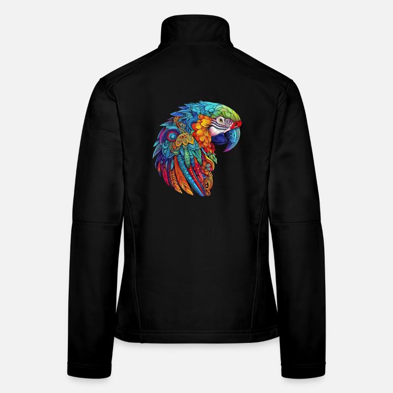 Parrot Macaw Women's Softshell Jacket