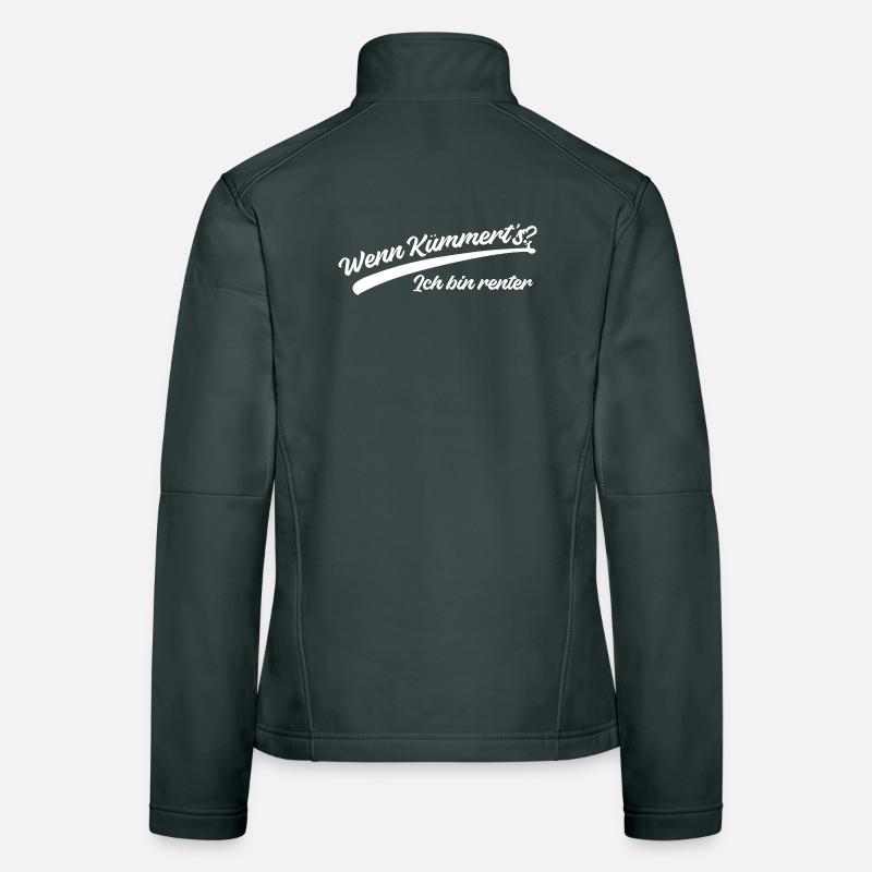 Ruhestand Statement Freiheit Abschied Rentner Frauen Softshelljacke