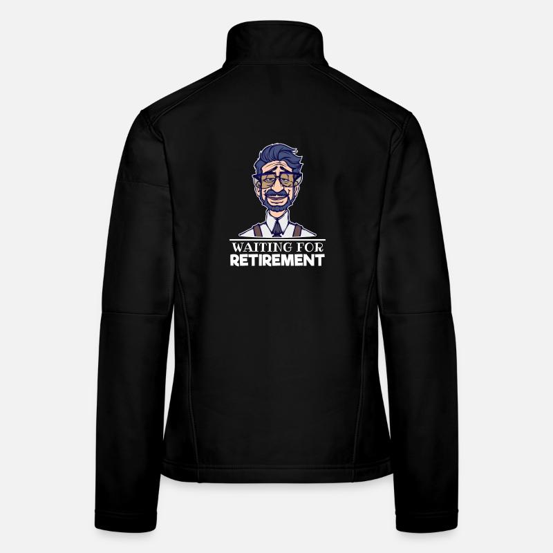 Déclaration de retraite des aînés Liberté de carrière Veste en tissu softshell Femme