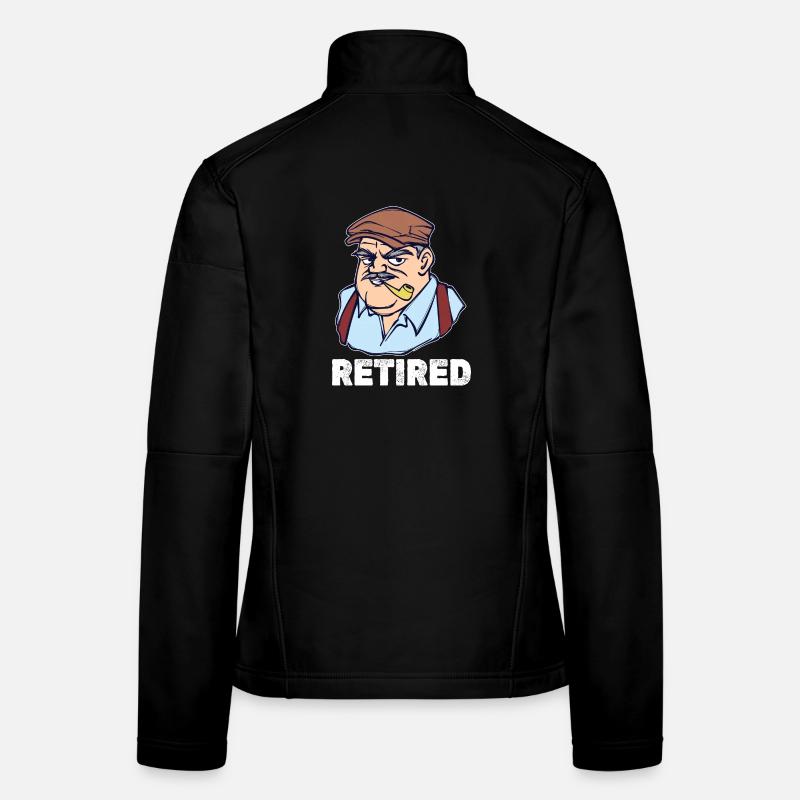 Retirement Saying Pensioner Retiree Leisure Women's Softshell Jacket