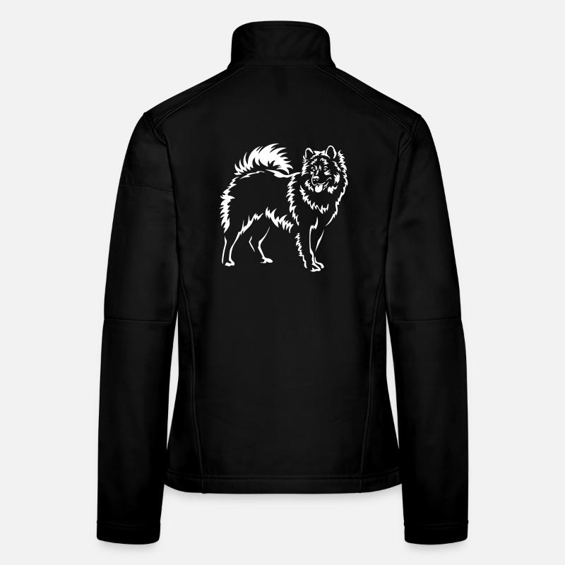 Eurasier "Black Edition" - Frauen Softshelljacke - Schwarz