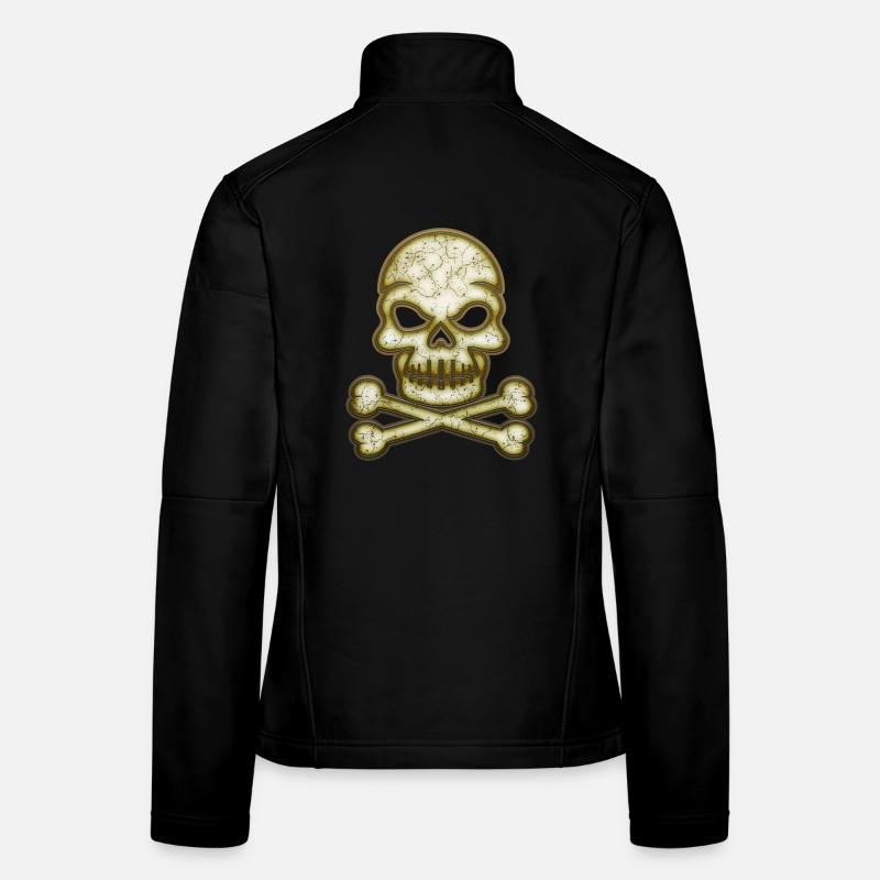 Decorative Skull Skull Women's Softshell Jacket