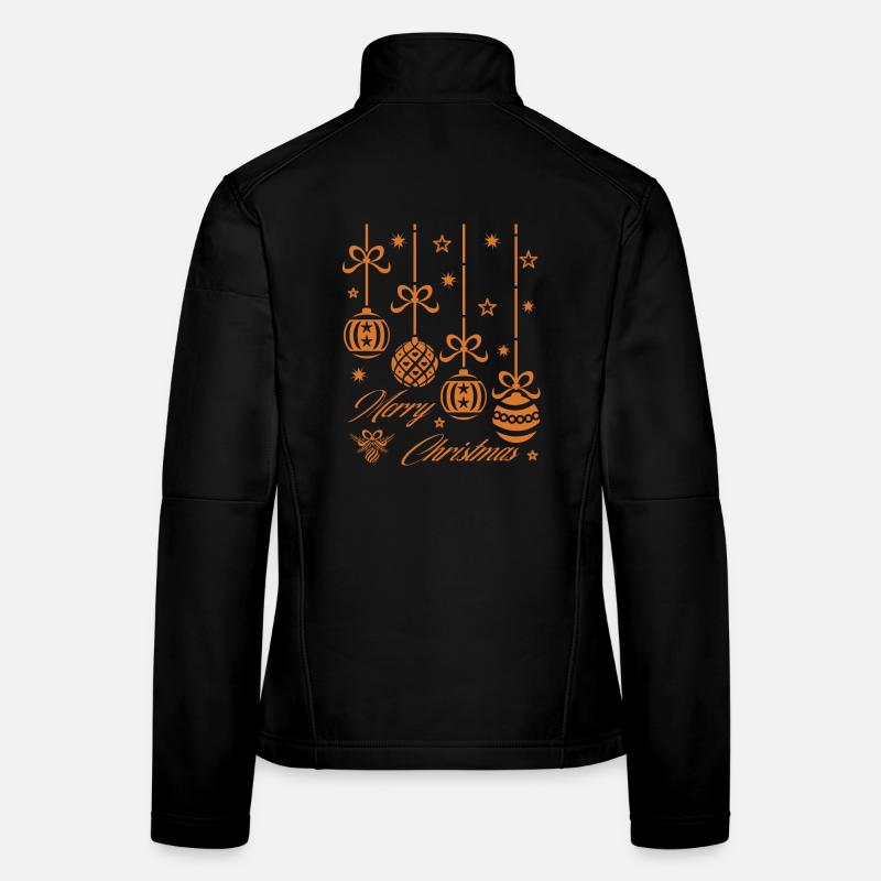 MERRY CHRISTMAS WEIHNACHTSKUGELN Frauen Softshelljacke