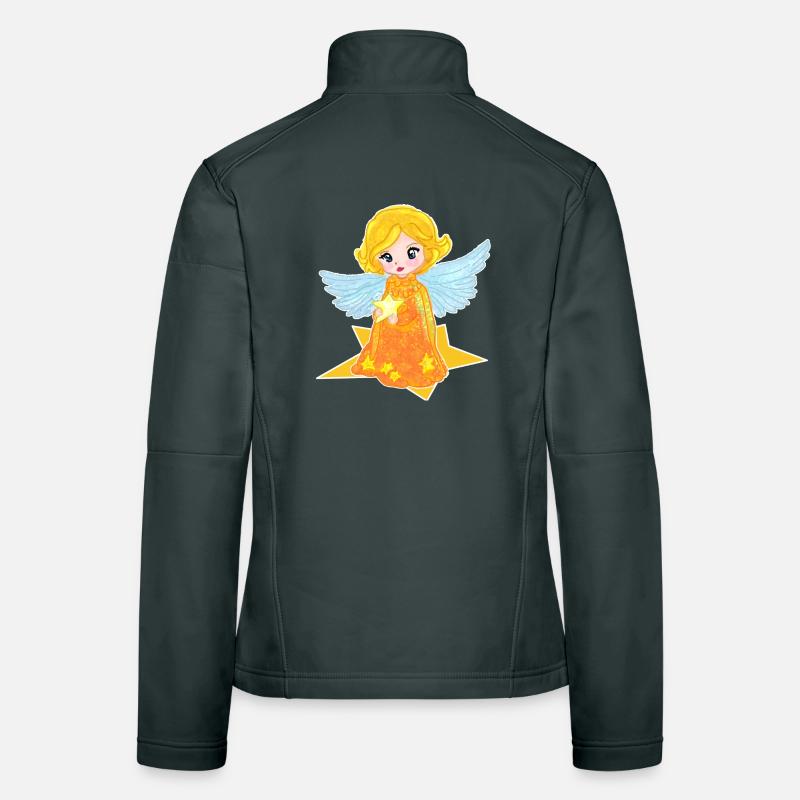 Kawaii Engelchen mit Stern Frauen Softshelljacke