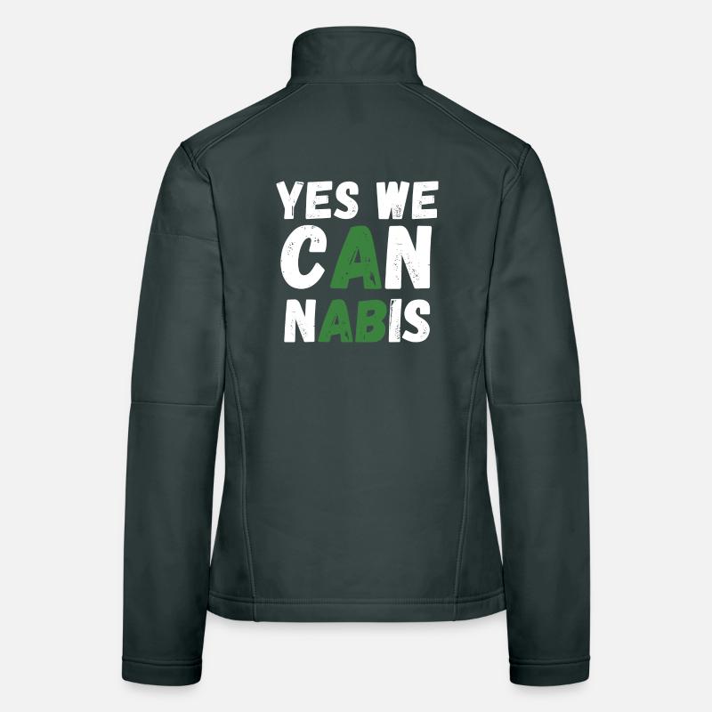 Sì, abbiamo la cannabis! Giacca softshell da donna