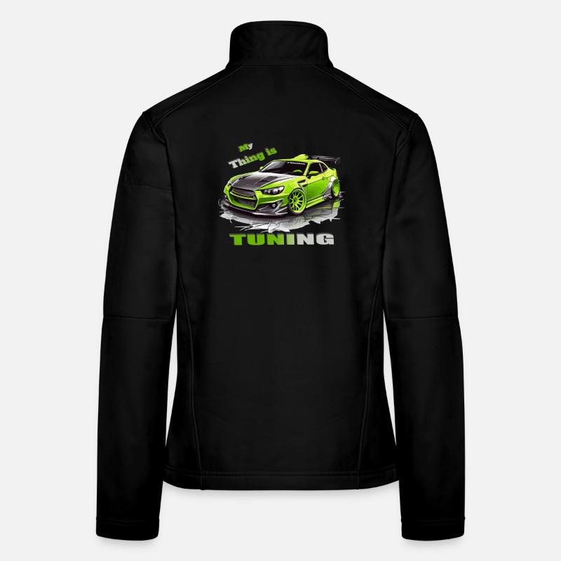 Tuning Car Women's Softshell Jacket