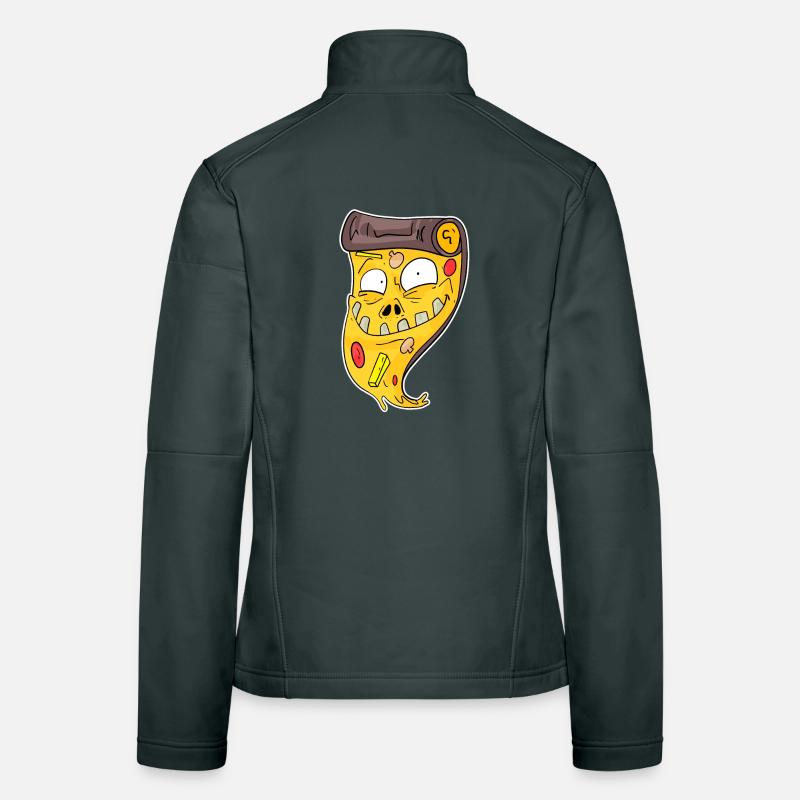 Pizza Zombie Veste en tissu softshell Femme