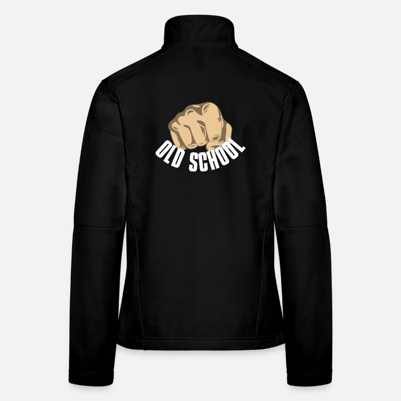 Oldschool Faust Frauen Softshelljacke