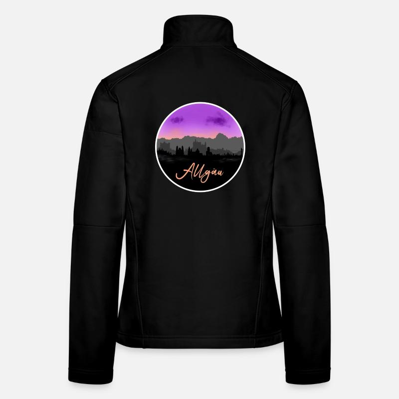 Allgäu Fineline Skyline Frauen Softshelljacke