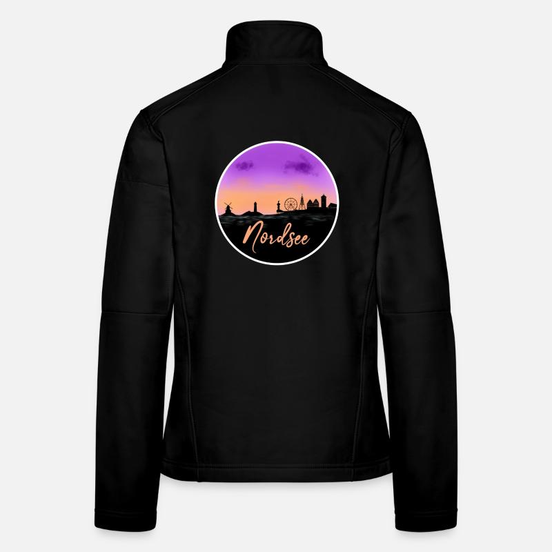 Nordsee Fineline Skyline Frauen Softshelljacke