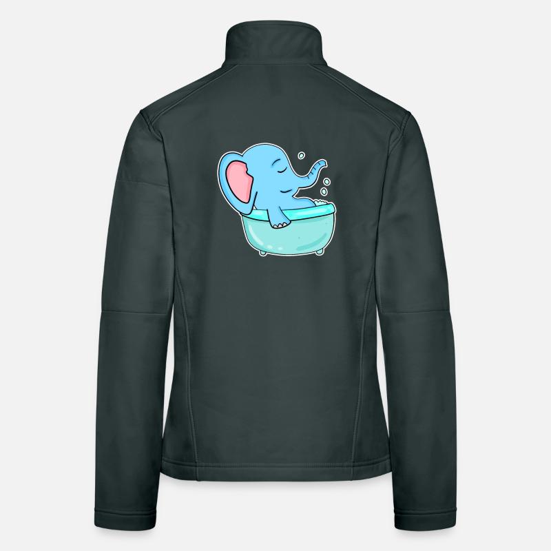 Baignoire Elephant Veste en tissu softshell Femme