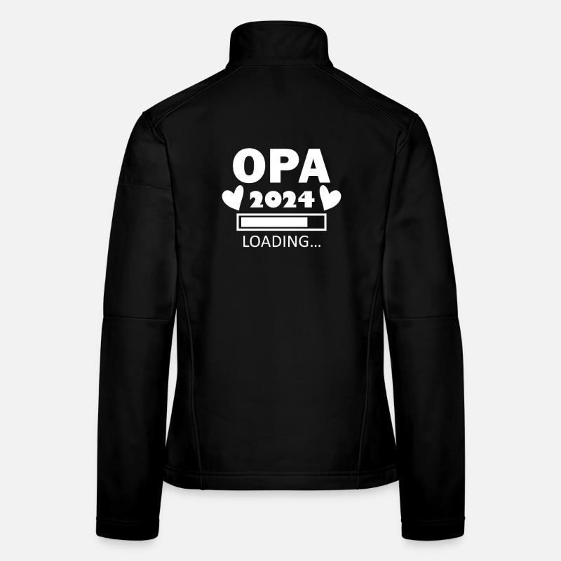 Opa 2024 - Opa werden - Opa Geschenk Frauen Softshelljacke