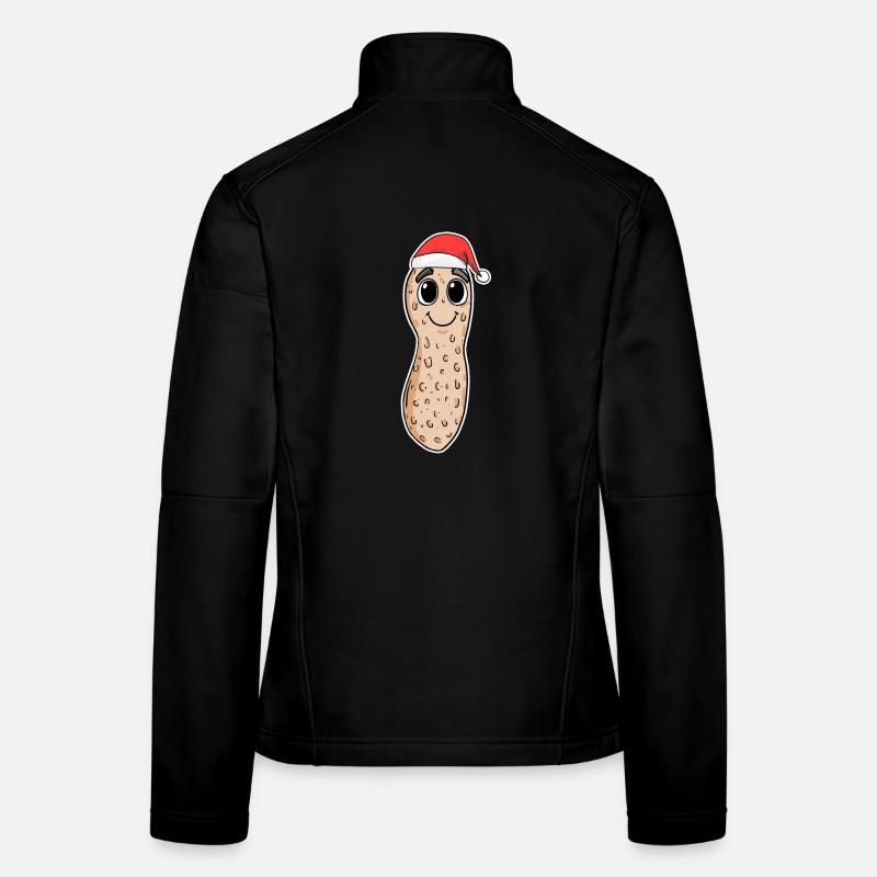 Noël aux cacahuètes Veste en tissu softshell Femme