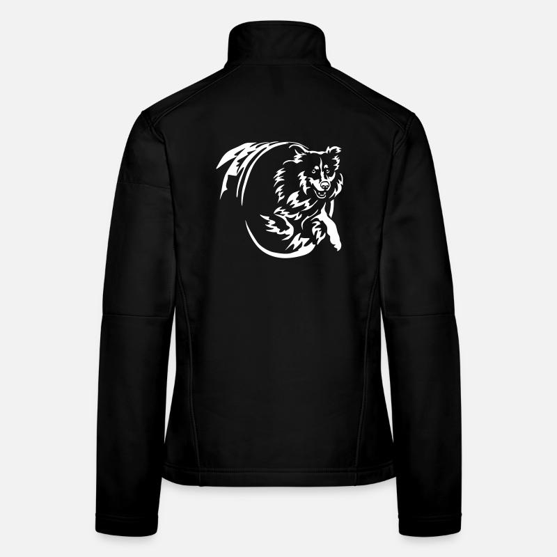 Berger Australien « Black Edition » Veste en tissu softshell Femme