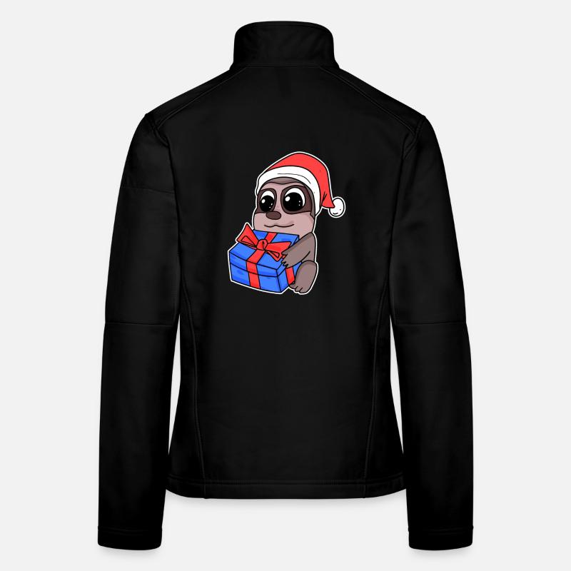 Sloth Christmas Women's Softshell Jacket