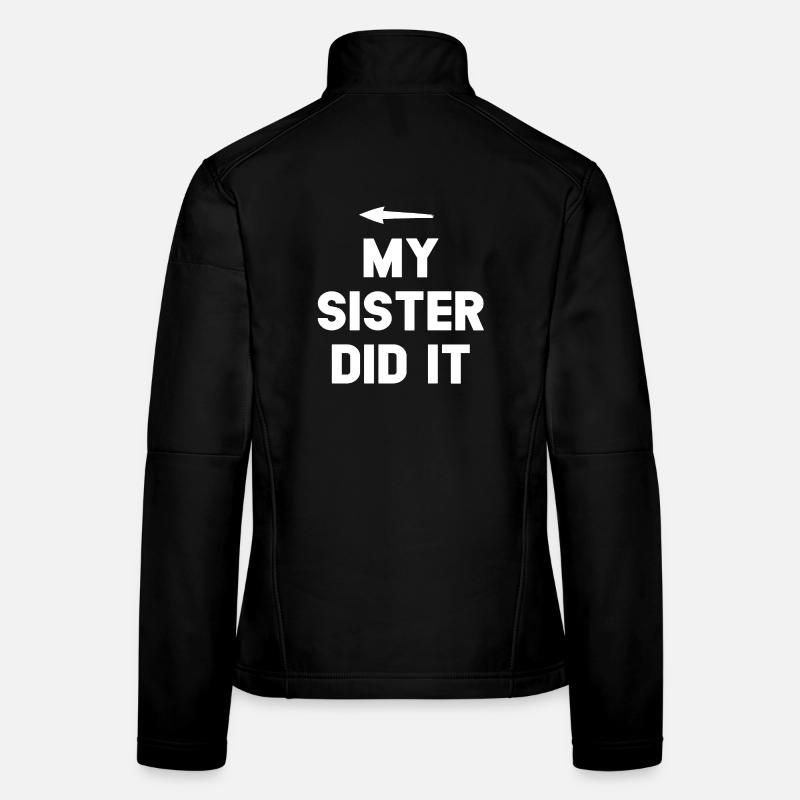 Citation audacieuse de Sister Achievement Veste en tissu softshell Femme