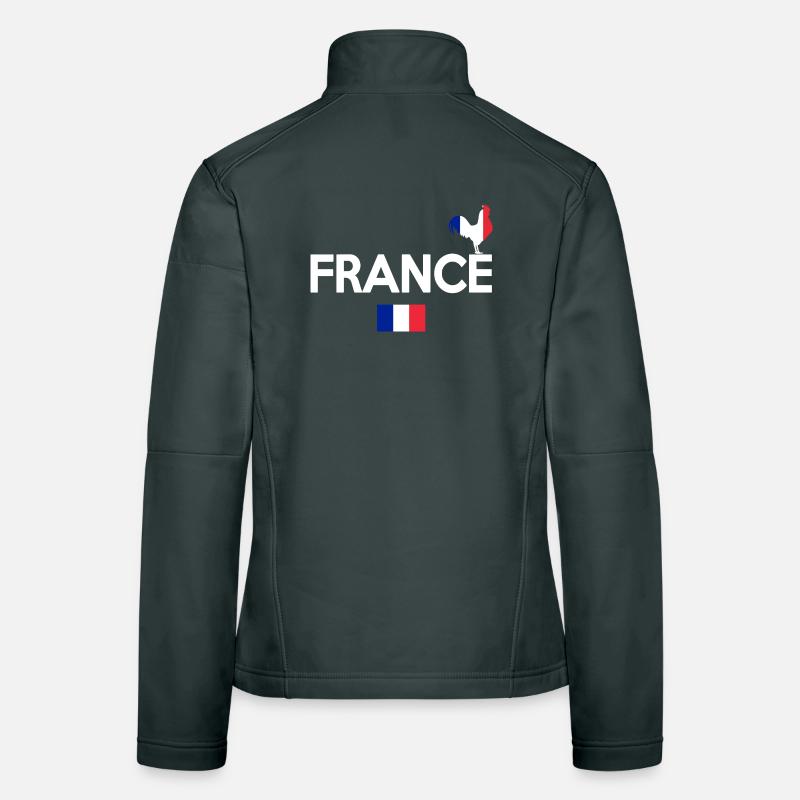 FRANKREICH Frauen Softshelljacke