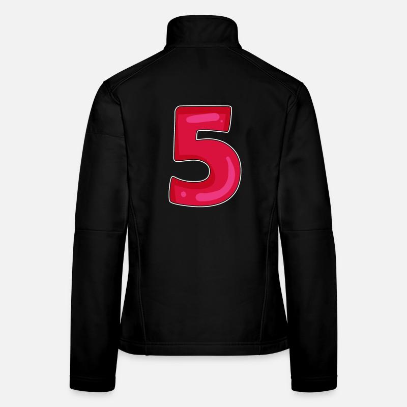 5 - Frauen Softshelljacke - Schwarz