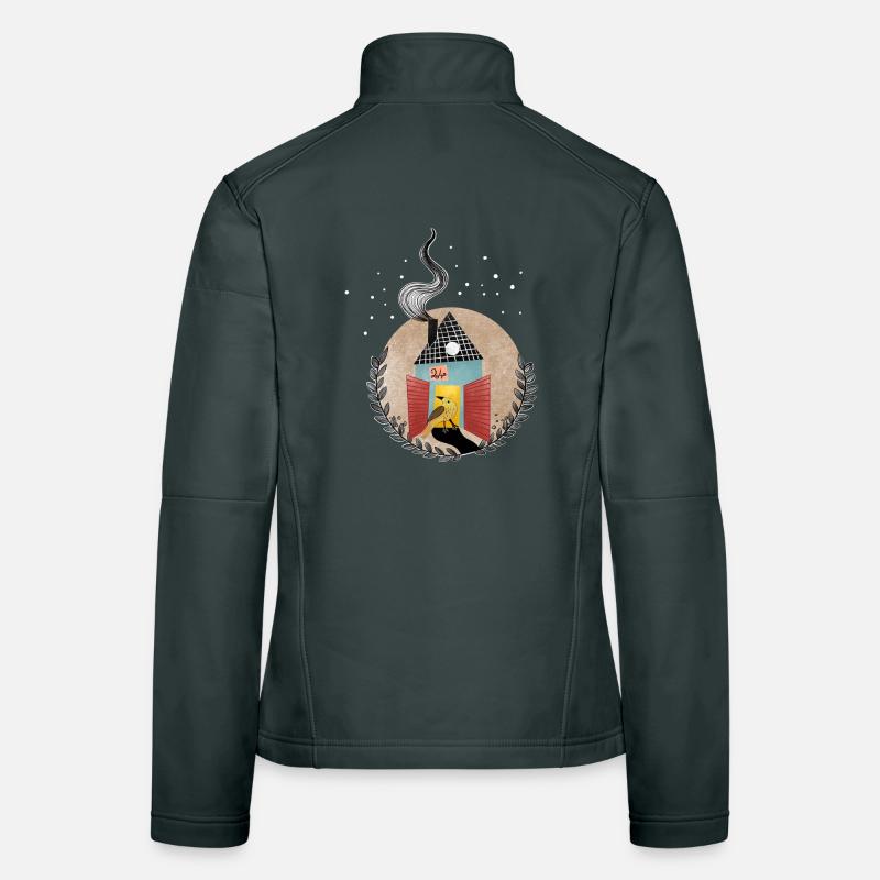 Joyeux Noël Veste en tissu softshell Femme