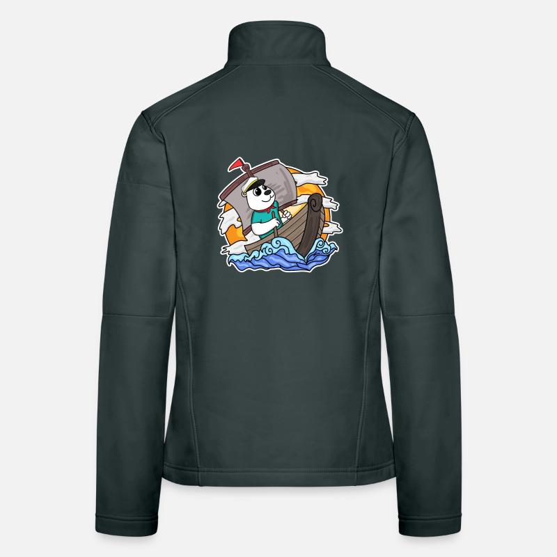 Capitaine Sailor Bear Veste en tissu softshell Femme