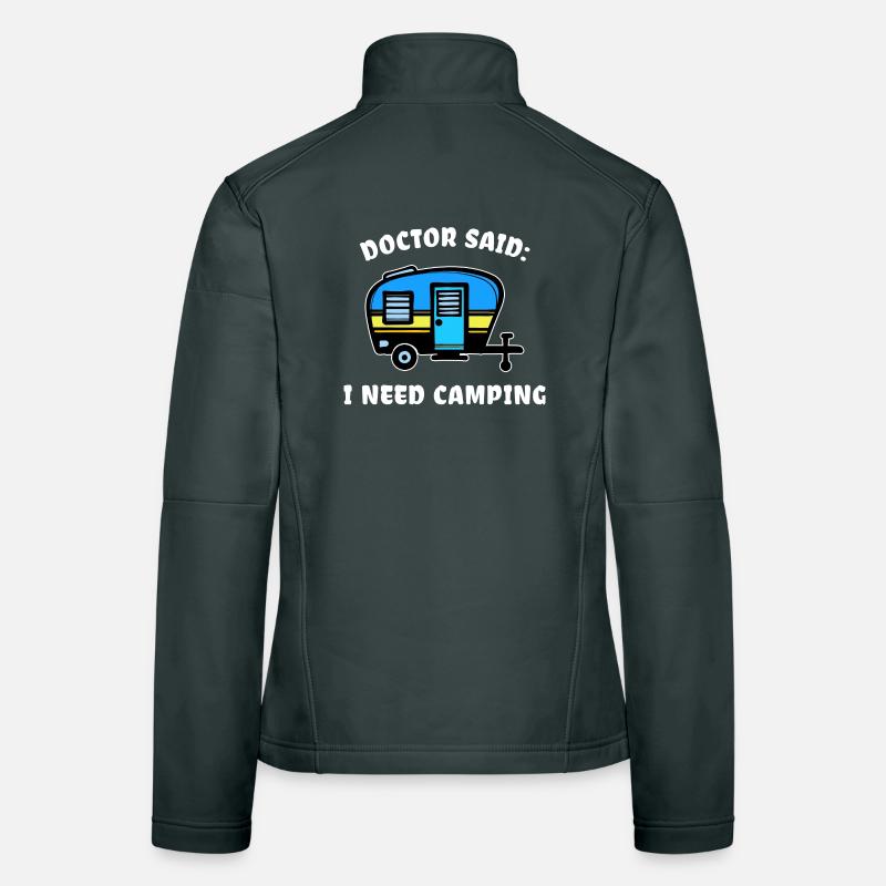 Holiday Statement Caravan Camping Hiker Women's Softshell Jacket