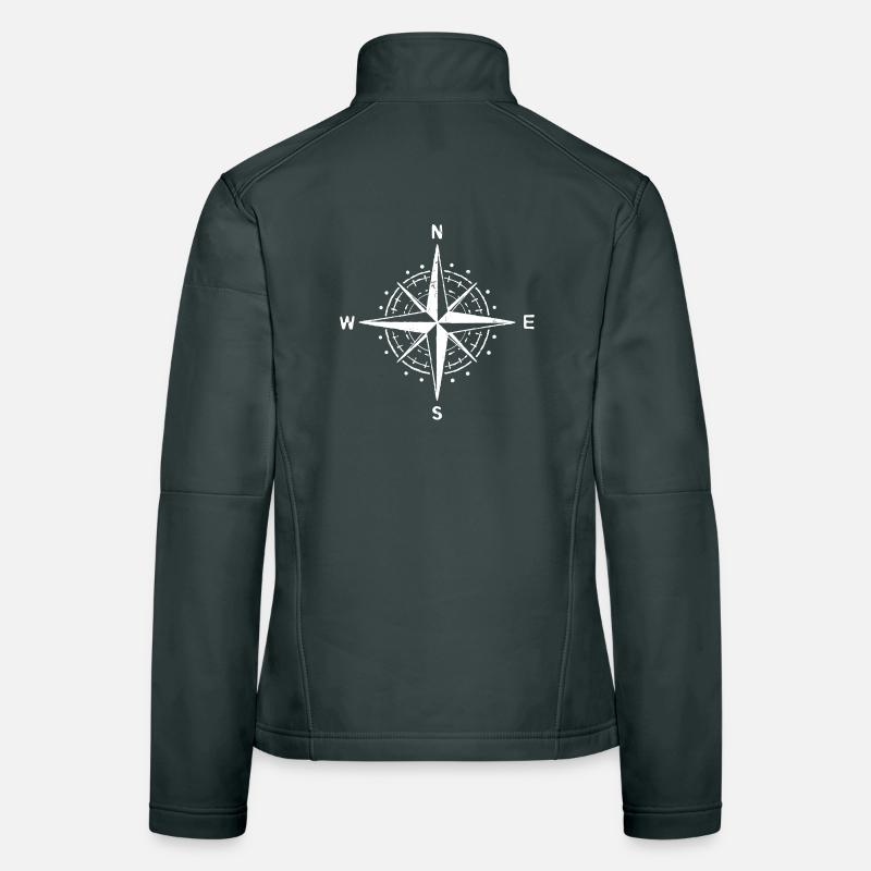Camping Camper Wanderlust Wanderer Campsite Women's Softshell Jacket