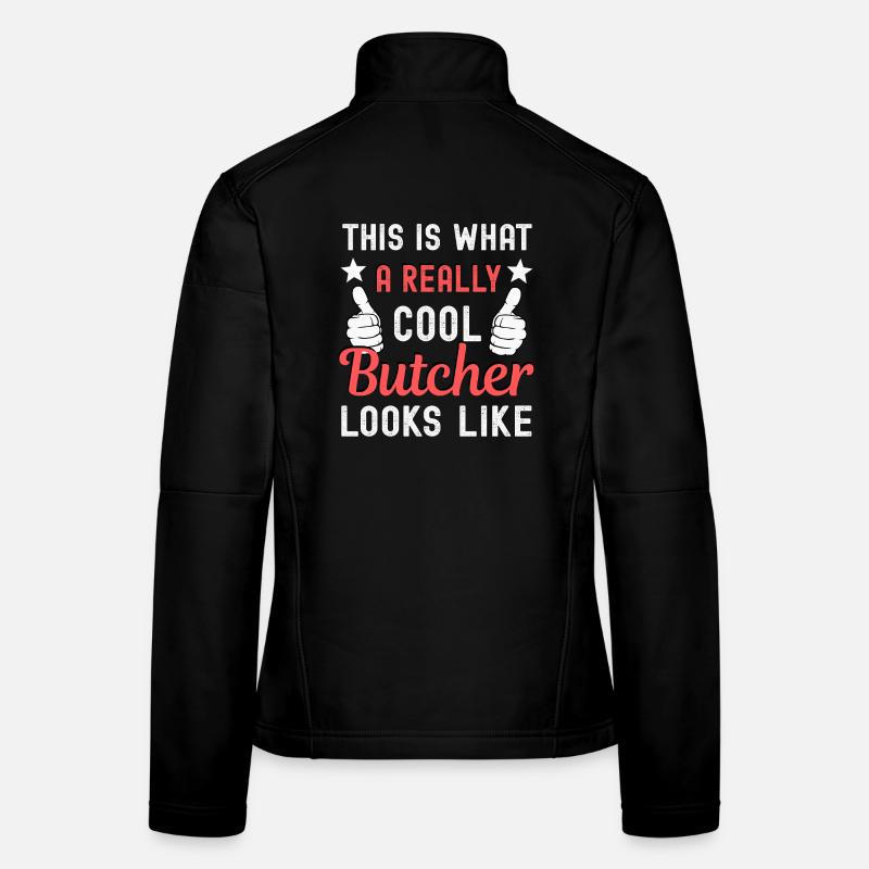 Metzger Metzgerin Frauen Softshelljacke