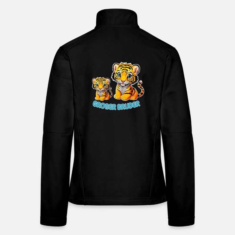 Großer Bruder Tiger Frauen Softshelljacke