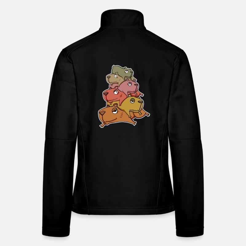 Capybara Tas de Capybara Veste en tissu softshell Femme