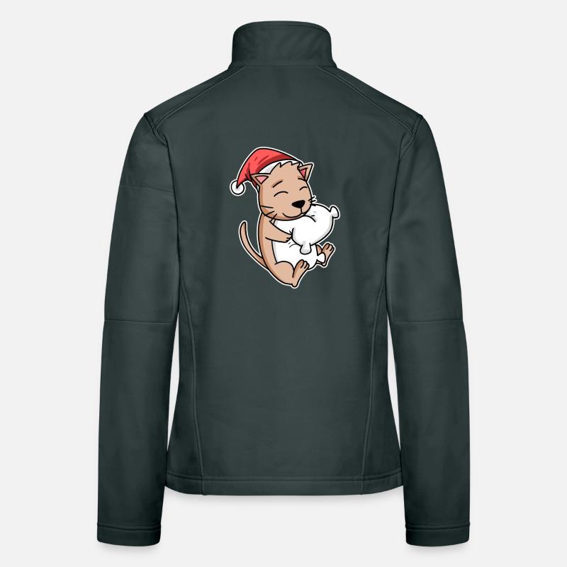 Chat Veste en tissu softshell Femme
