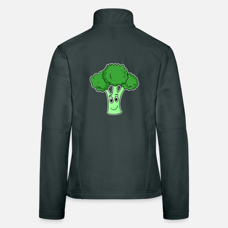 Broccoli Vegetables Women's Softshell Jacket