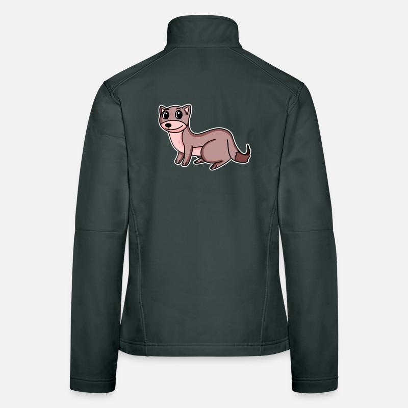Wiesel Motiv Frauen Softshelljacke