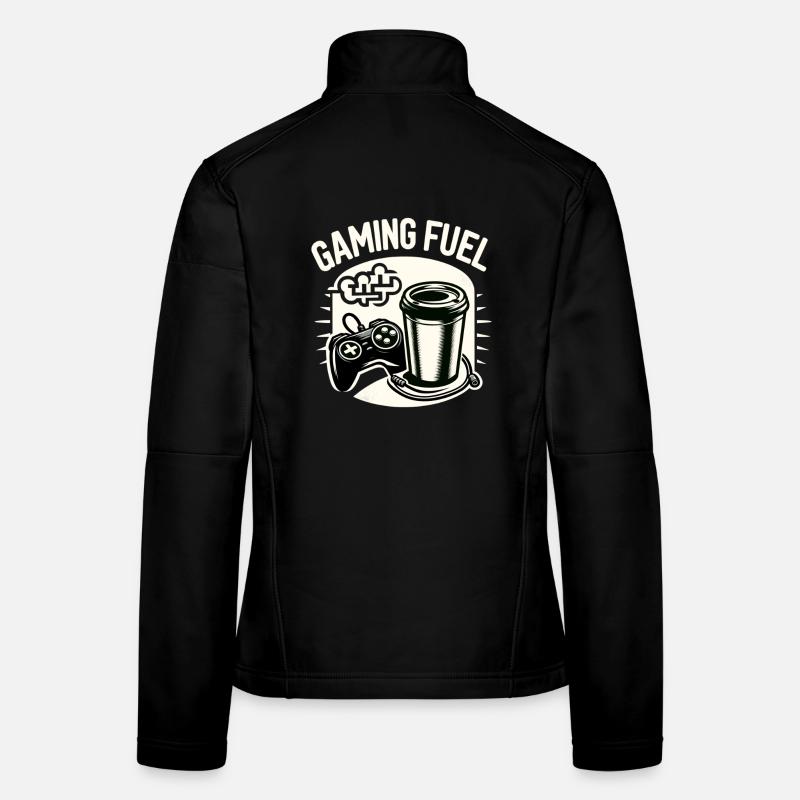 Café Gaming Fuel Veste en tissu softshell Femme