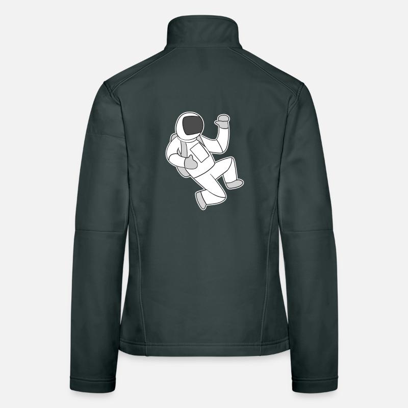Astronaut Motif Women's Softshell Jacket