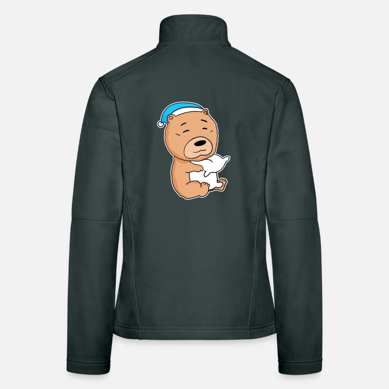 Chow Chow Sleeping Fatigue Dog Dog Breed Women's Softshell Jacket