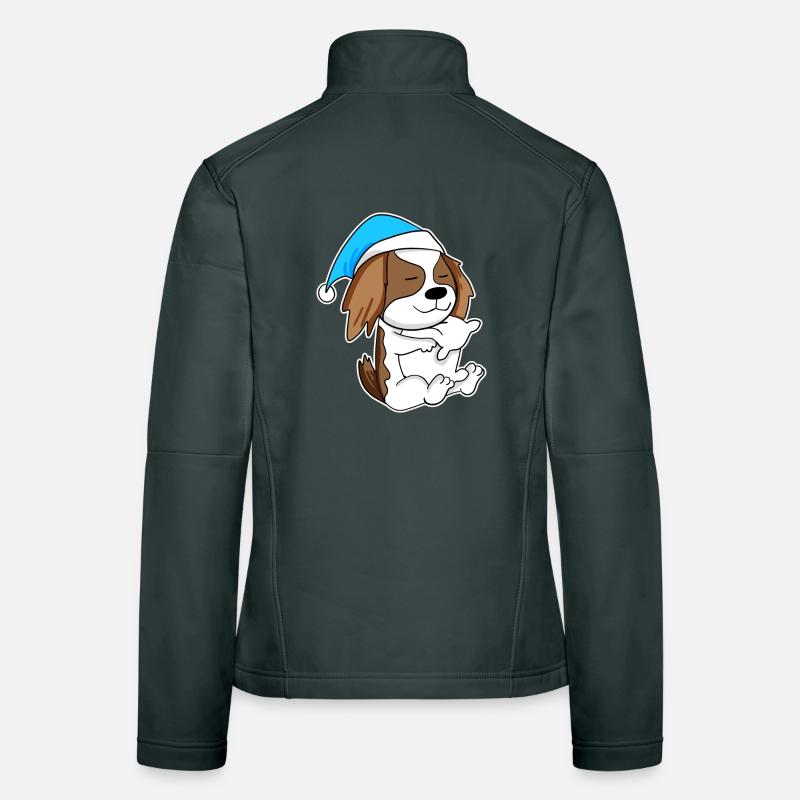 Cavalier King Charles Spaniel Schlafen Müdigkeit Frauen Softshelljacke