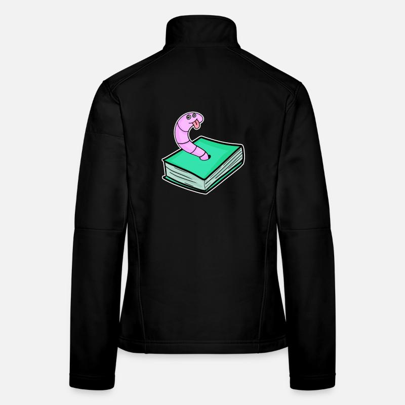 Buch Wurm Frauen Softshelljacke