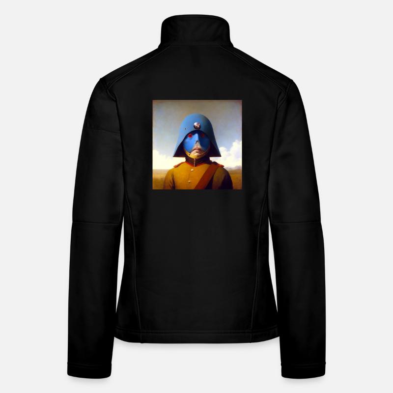 Surreal 10 - Frauen Softshelljacke - Schwarz