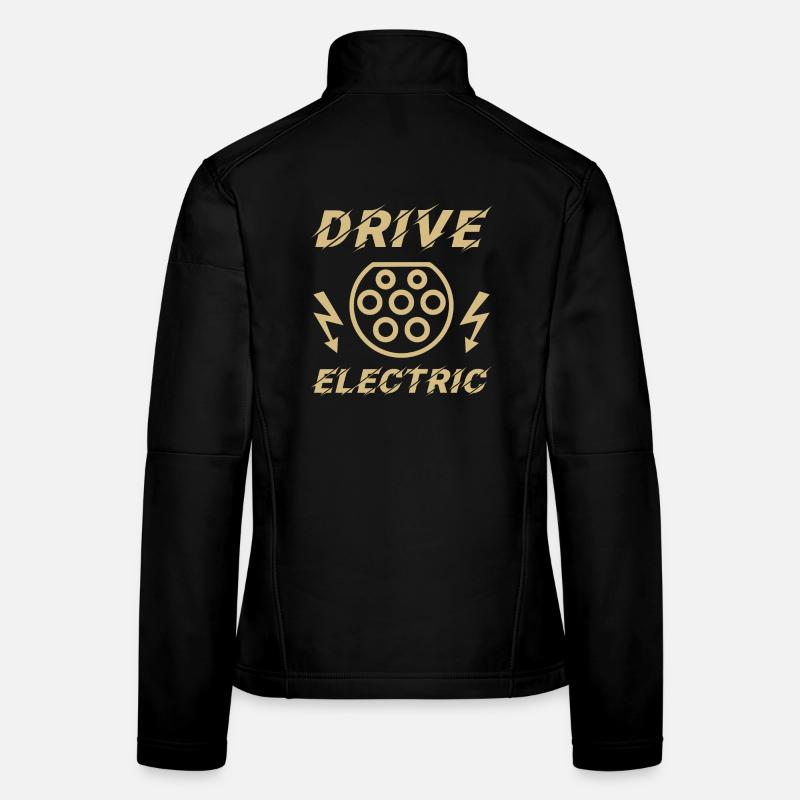 Drive Electric Type 2 Plug Supercharge Electric Women's Softshell Jacket