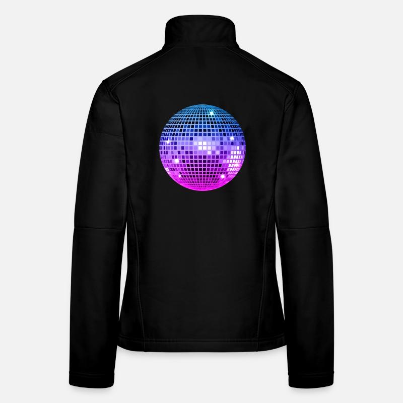 Premium Trendy Disco Ball Women's Softshell Jacket