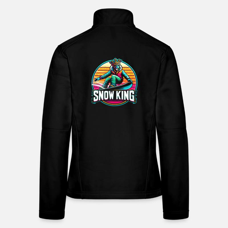 Conception du snowboard Snow King Veste en tissu softshell Femme