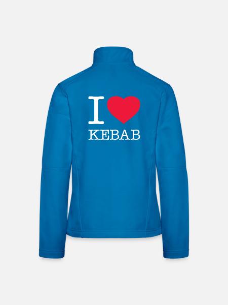 J’ADORE LE KEBAB - Veste en tissu softshell Femme - noir - Dos